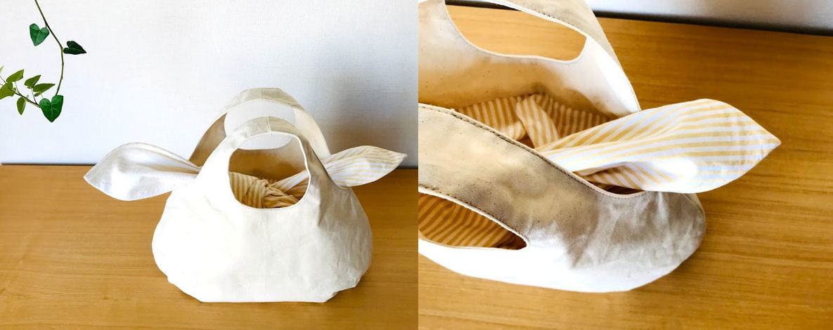 口を結ぶタイプにしたpuka2号を